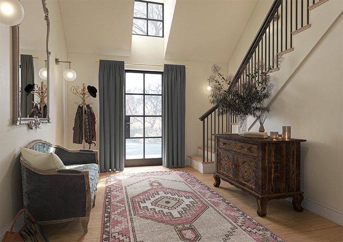 Sydney, Charcoal - Made to Measure Curtains - Image 8